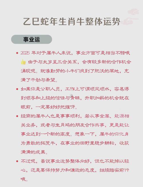 屬牛人2025年感情運勢怎樣做