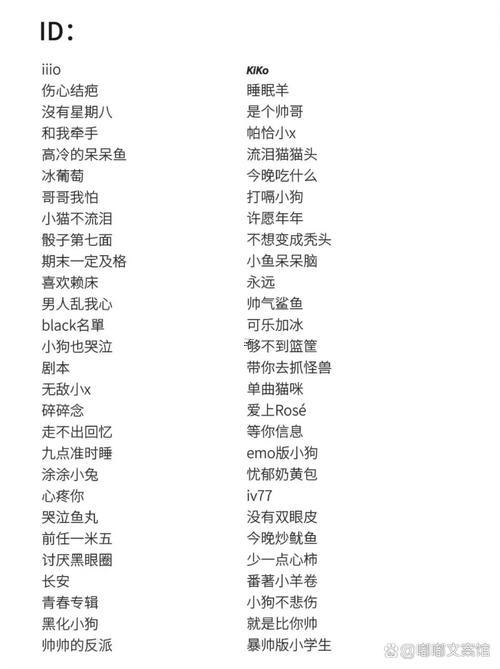 最帥的名字冷酷帥氣