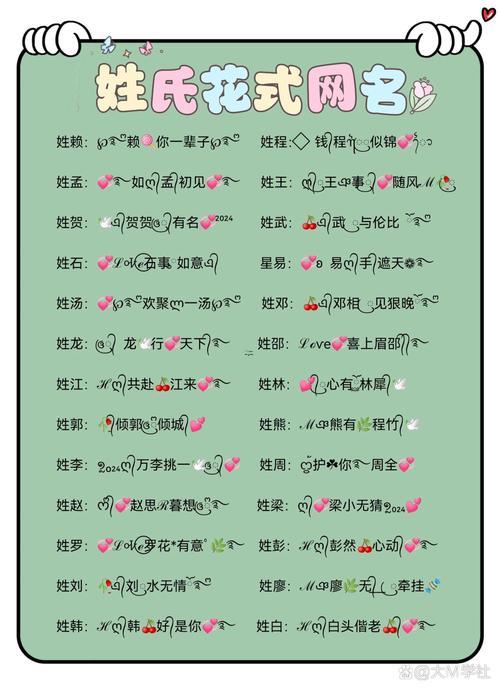 好看的家族名