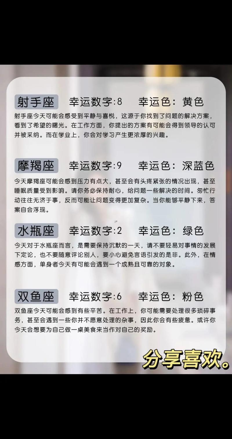 天秤座幸運星期幾