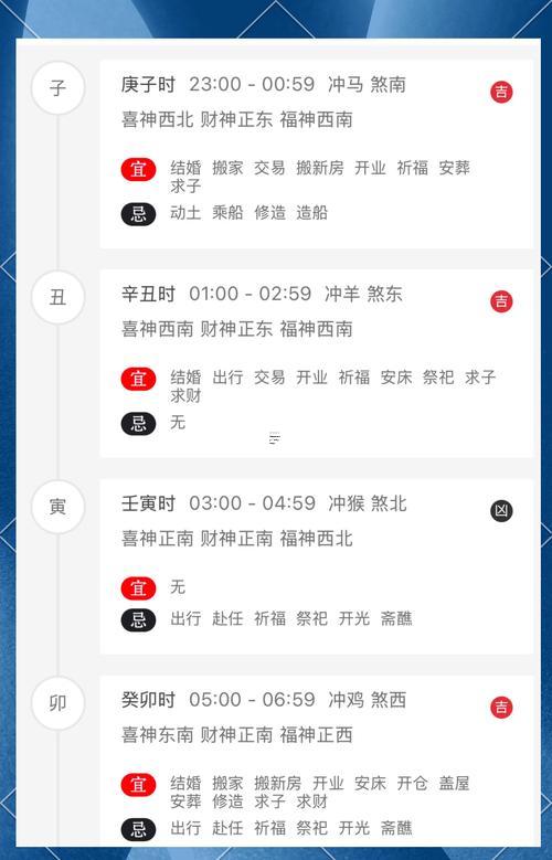 2025年農(nóng)歷十二月黃道吉日查詢