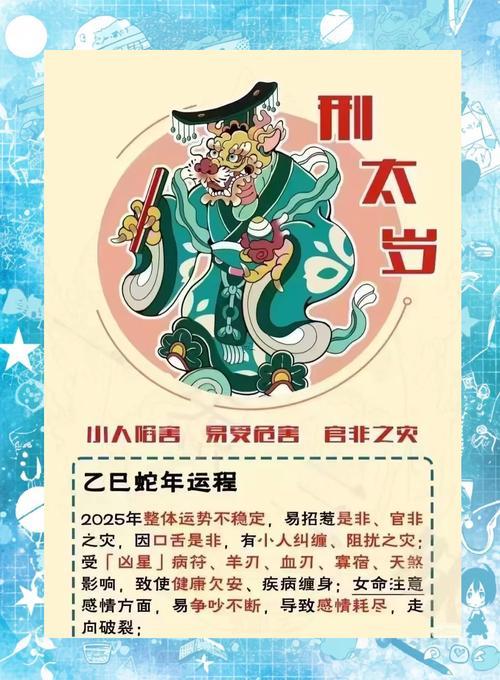今年犯太歲的生肖2025