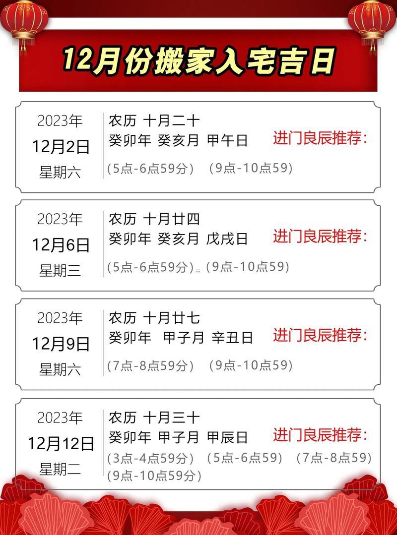 2025年12月搬家吉日查詢