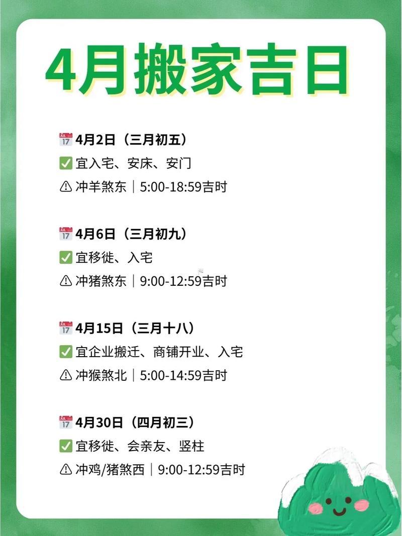 2026年黃道吉日查詢4月