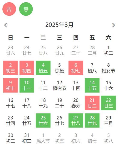 提車吉日2026年3月份查詢