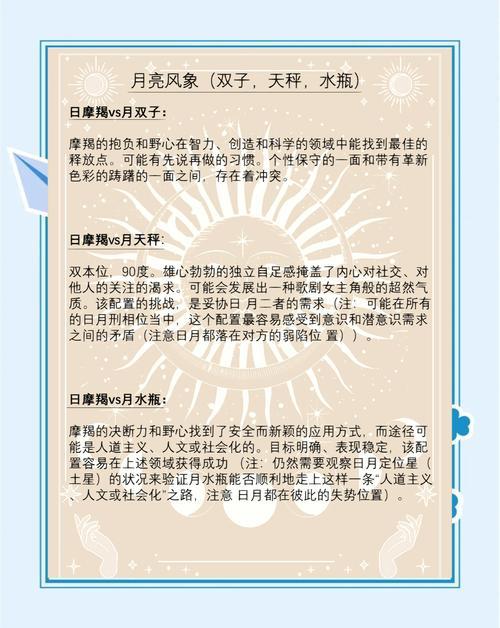 太陽摩羯月亮星座天蝎