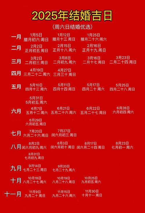 2025年9月領(lǐng)證好日子