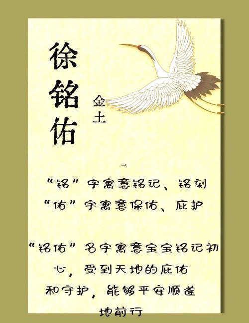 男寶姓徐取名大全