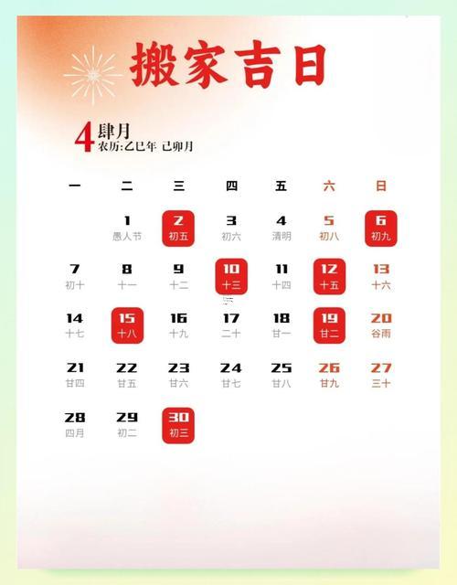 2025年10月入宅黃道吉日