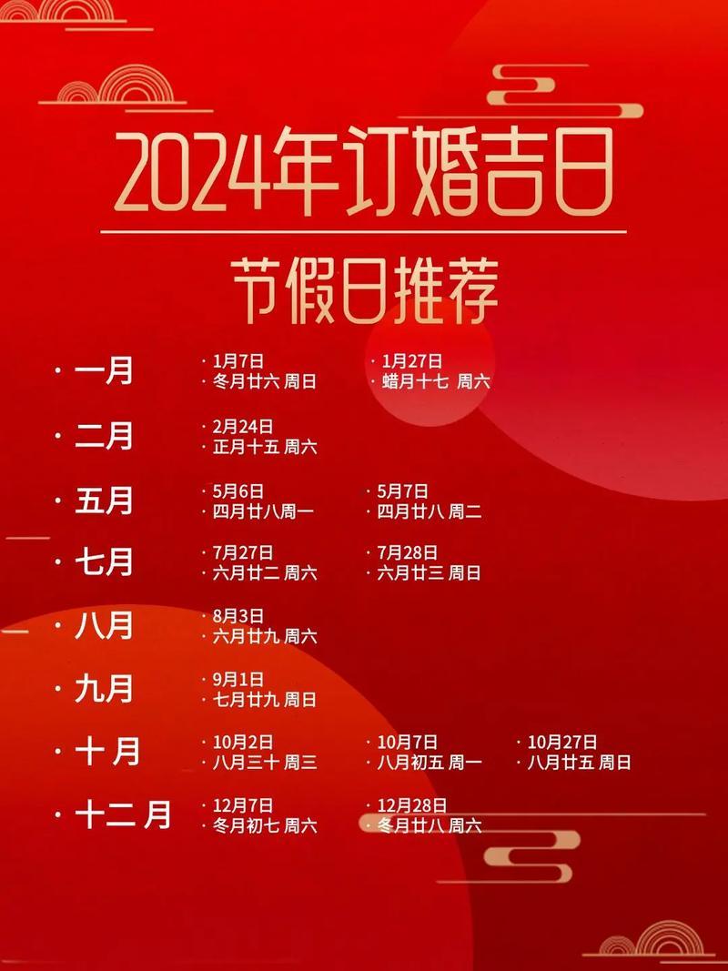 2026年一月份適合訂婚的黃道吉日