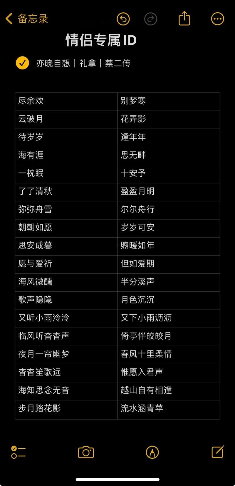 qq情侶昵稱(chēng)大全