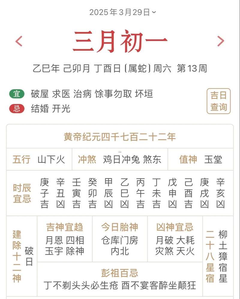 2026年4月諸事皆宜的日子