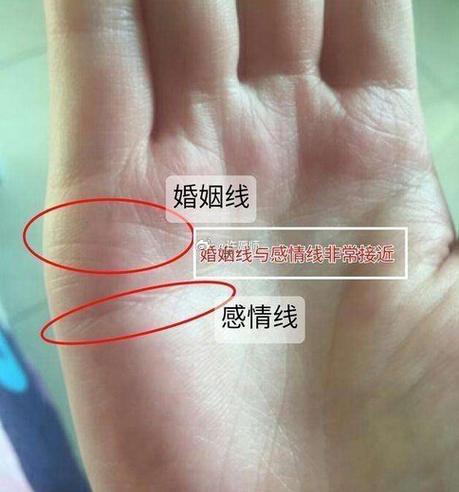 看婚姻線手相
