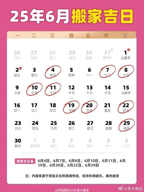 2026年11月屬豬人搬家吉日