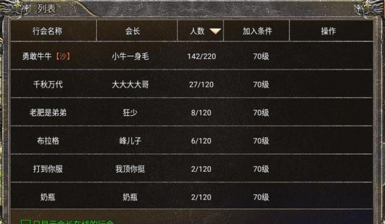 傳奇昵稱大全
