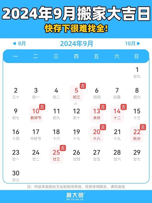 9月入宅黃道吉日2026年