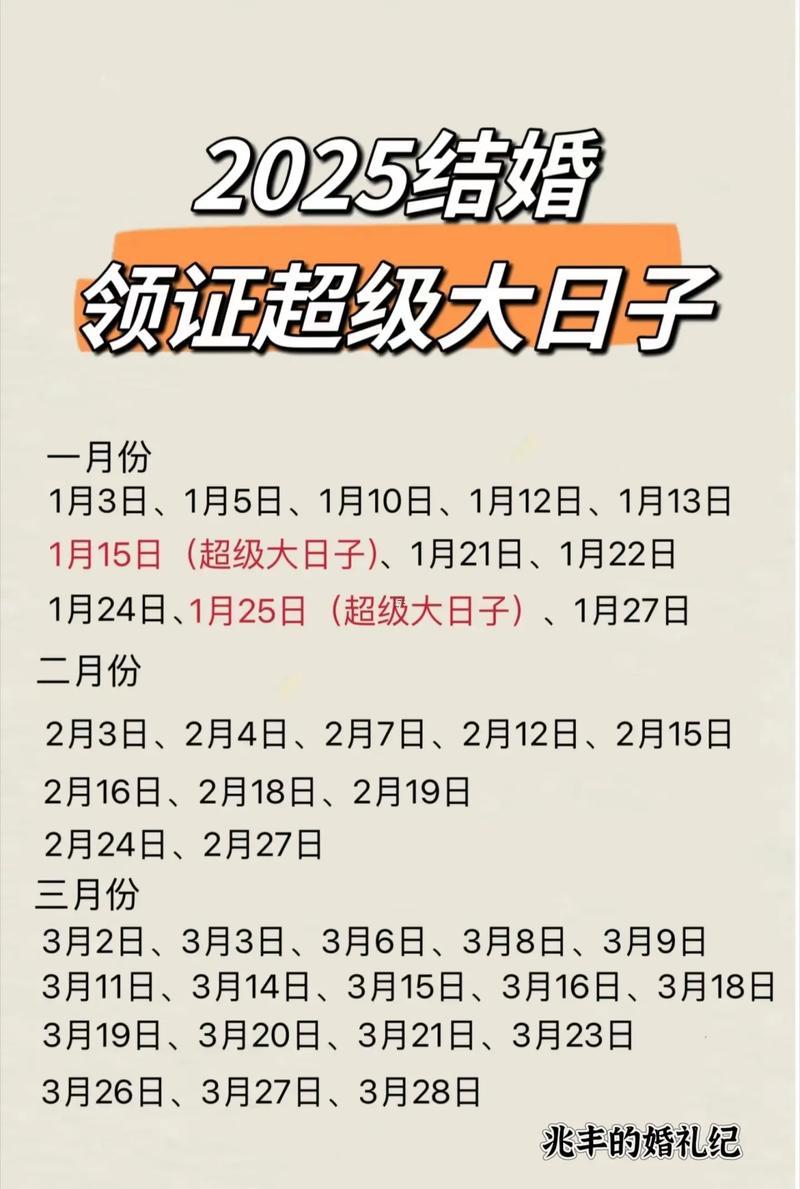 2025年10月結(jié)婚吉日查詢