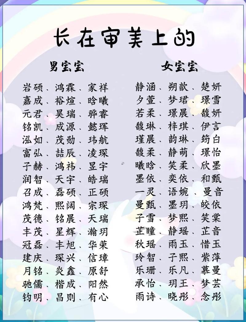 兩個女寶寶起名方法