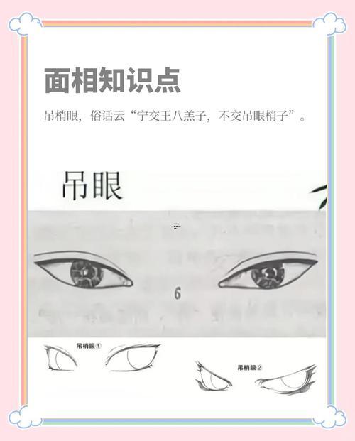 吊眼臉圓面相