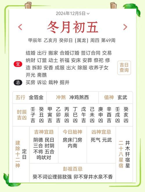 2026年12月黃歷開業(yè)吉日