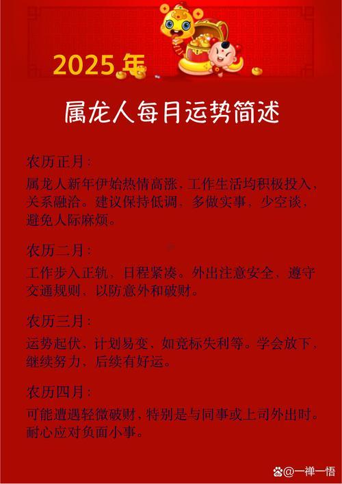 2025年屬龍人的全年運(yùn)勢(shì)
