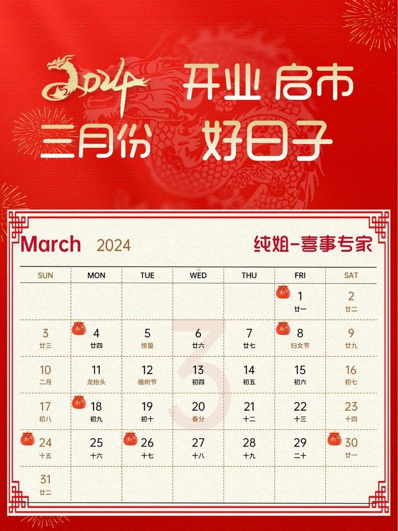 2026年3月開業(yè)的日子