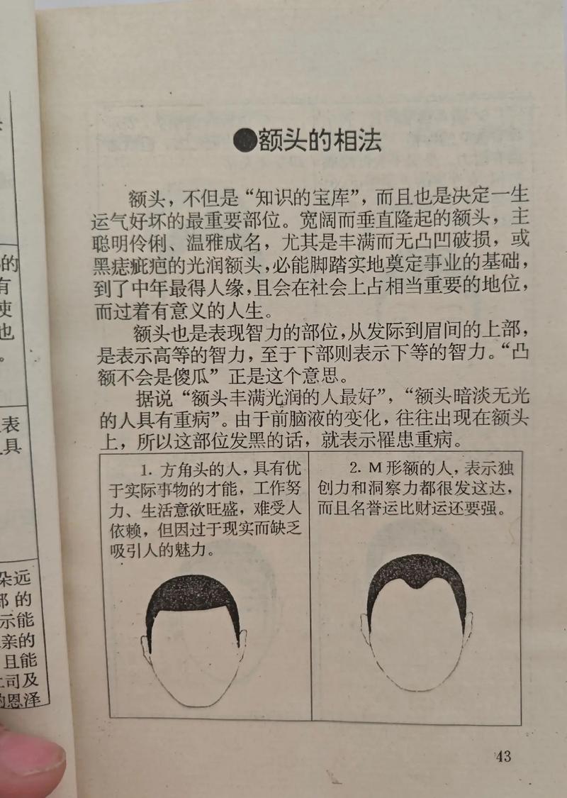 額頭尤其兩個角面相